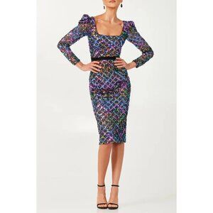 Helsi Sequin Multi Color Dress Perfect for NYE